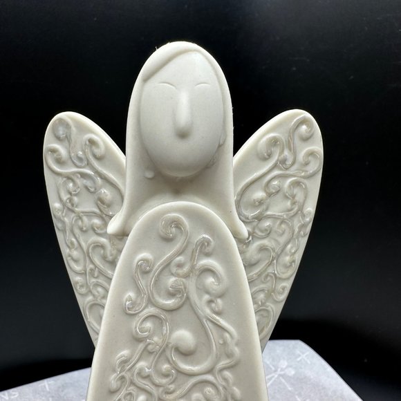 PartyLite Serenity Candle Holder Angel Votive Tea Light Home Decor Collectible - Picture 2 of 9